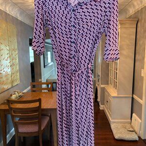 NWOT Laundry by Shelli Segal Geometric Wrap Dress. Size 10